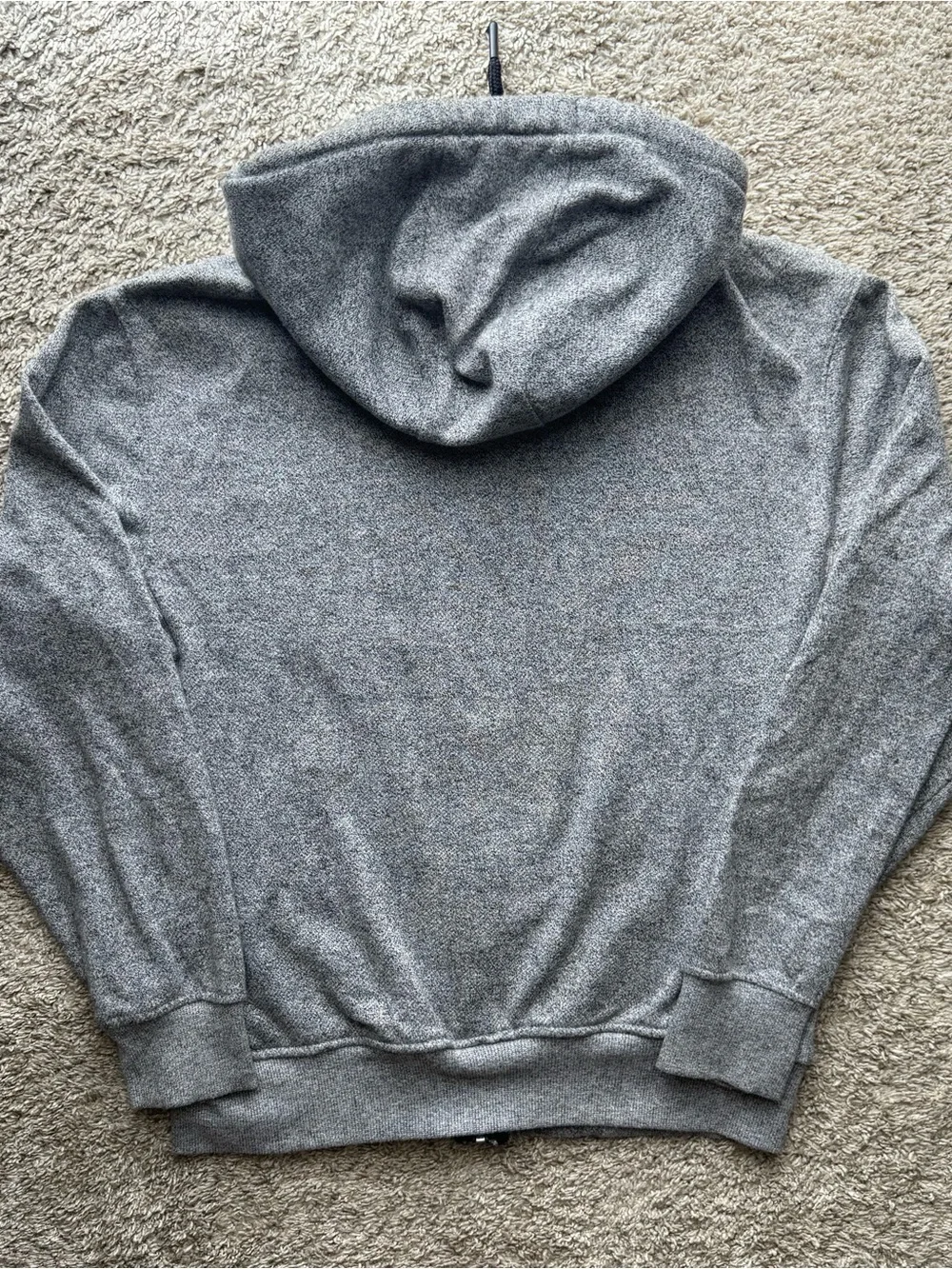 CSG Champs Sports Gear Gray Full Zip Hoodie Men’s Small Fleece Lined Sweatshirt